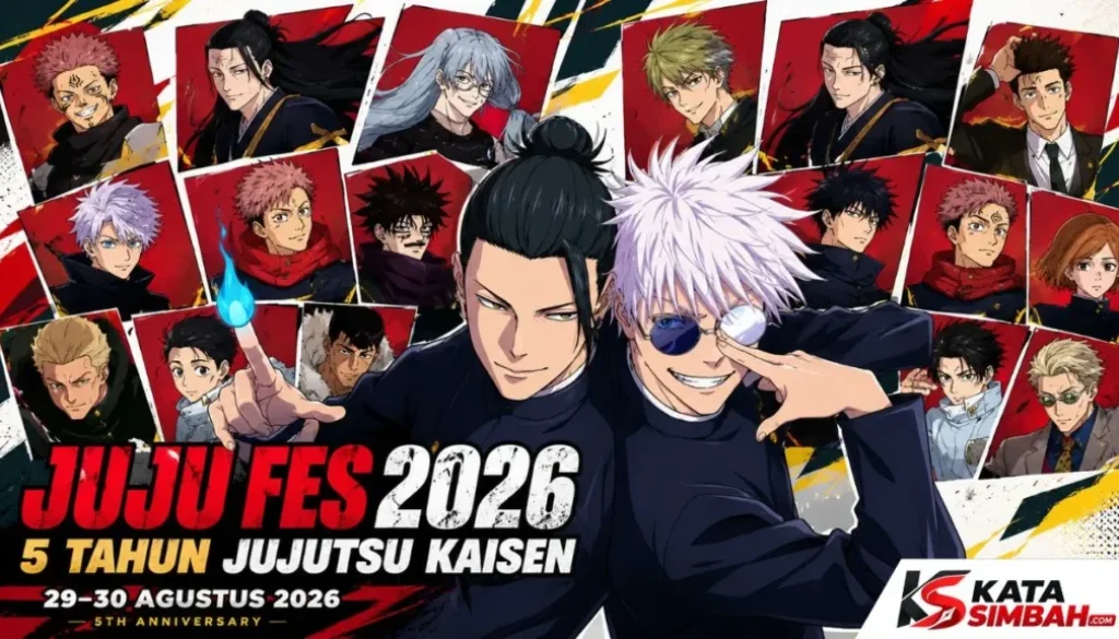 Juju Fes 2026 untuk merayakan 5 tahun Jujutsu Kaisen
