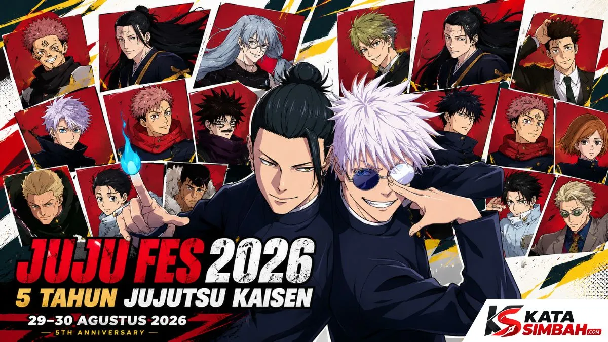 Juju Fes 2026 untuk merayakan 5 tahun Jujutsu Kaisen